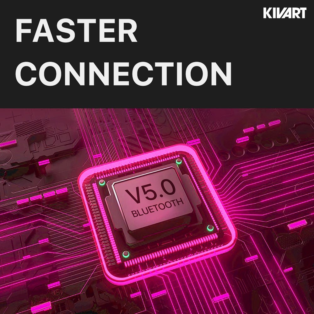 Kivart Buzz Neckband | 35 Playtime | C-Type Fast Charging | HD Quality Calls - KivartLabs