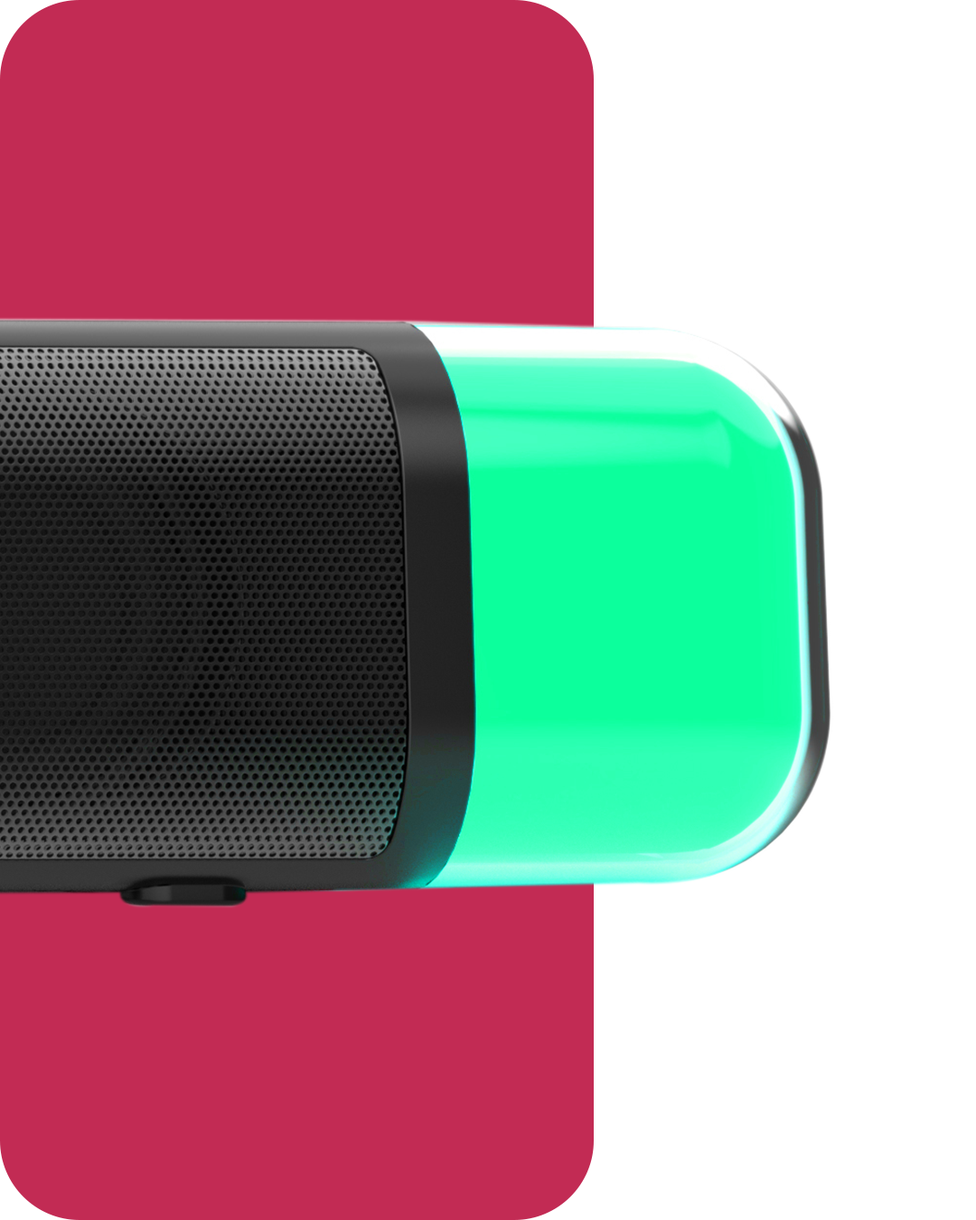 Kivart Glowup PortaKivart Glow-up: Buy Bluetooth, portable party speaker  with RGB lights onlineble Bluetooth Party Speaker, East to Carry, Bluetooth 5.0, 16 W Output