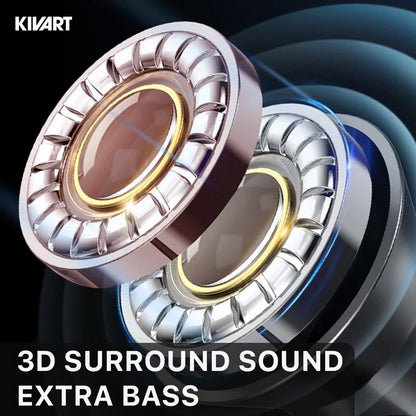 KIVART Jazz Neckband | NB - Jazz | 35 Hours Playtime | Premium Sound Quality | Comfortable Fit Magnetic in Ear Earbuds, Voice Assistant, Dual Pairing - KivartLabs