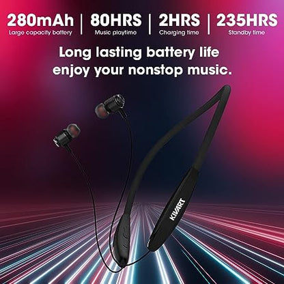 Kivart Beats Neckband | 10mm Graphene Drivers | 80 Hours Playtime - KivartLabs