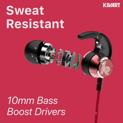 Kivart Buzz Neckband | 35 Playtime | C-Type Fast Charging | HD Quality Calls - KivartLabs