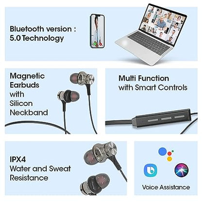 Kivart Hero Neckband | 10mm Graphene Drivers | 55 Hours Playtime | Passive Noise Isolation - KivartLabs