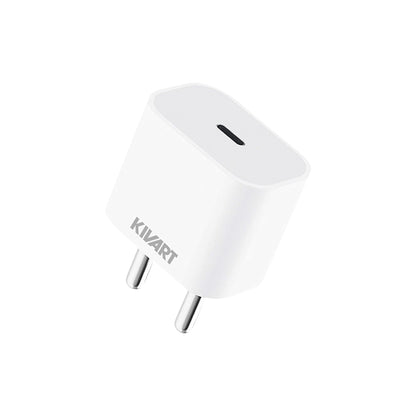 Kivart Mega Power | 20watt Fast Charging | Over Heating Protection with PD 3.0 | BIS Certified | iPhone Compatible - KivartLabs