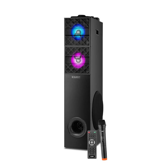 Kivart Multimedia Tower speaker | Unleash the party, own the stage | 120 W | With Mic & Remote control | High Bass Performance | With Bluetooth - KivartLabs