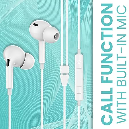 Kivart Wave Type C Wired Earphone with Built in Microphone | Passive Noise Reduction - KivartLabs